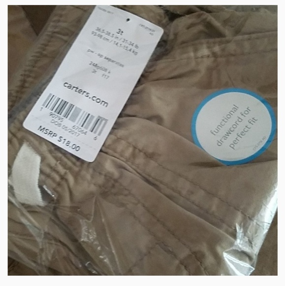 Carter Khaki Drawstring Pants - Picture 5 of 5